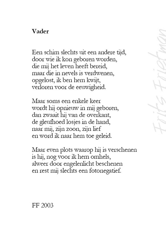 Verrassend Trotse vader gedicht | Troost Gedicht Overlijden Vader. 2020-03-23 VV-51